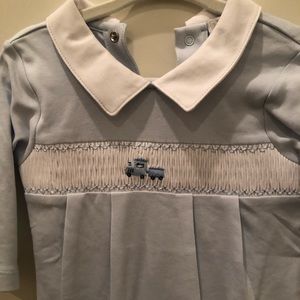 Kissy Kissy Smocked Truck Outfit